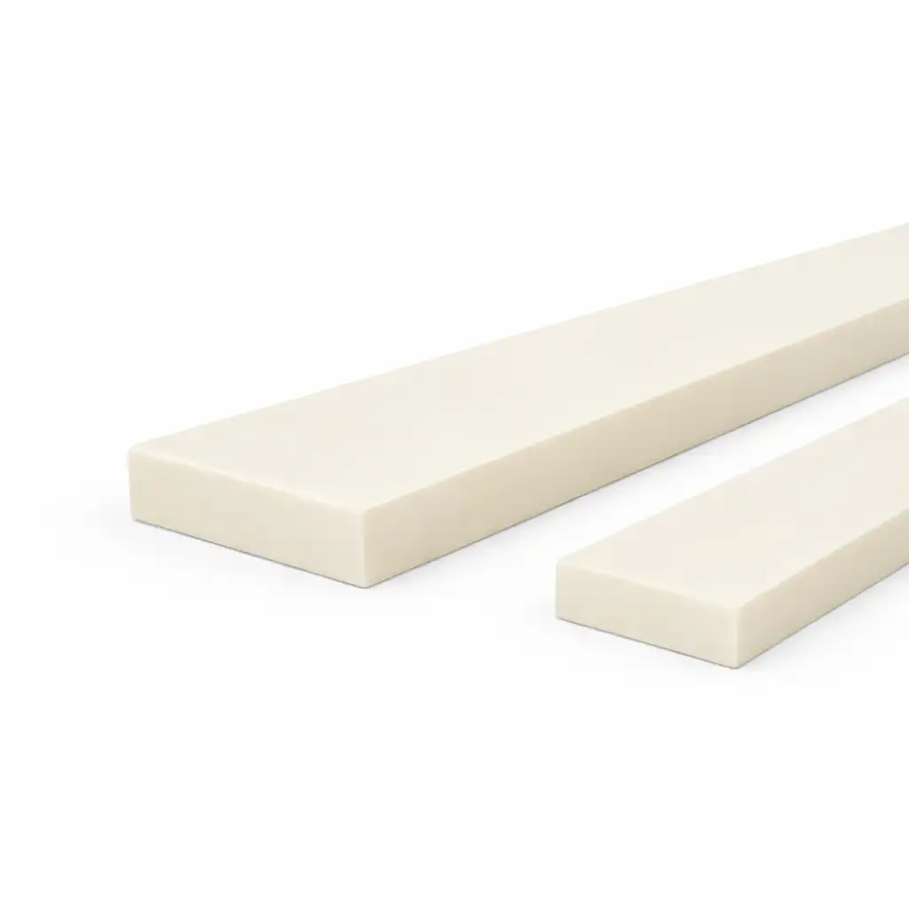 Naturelkleurige POM strips