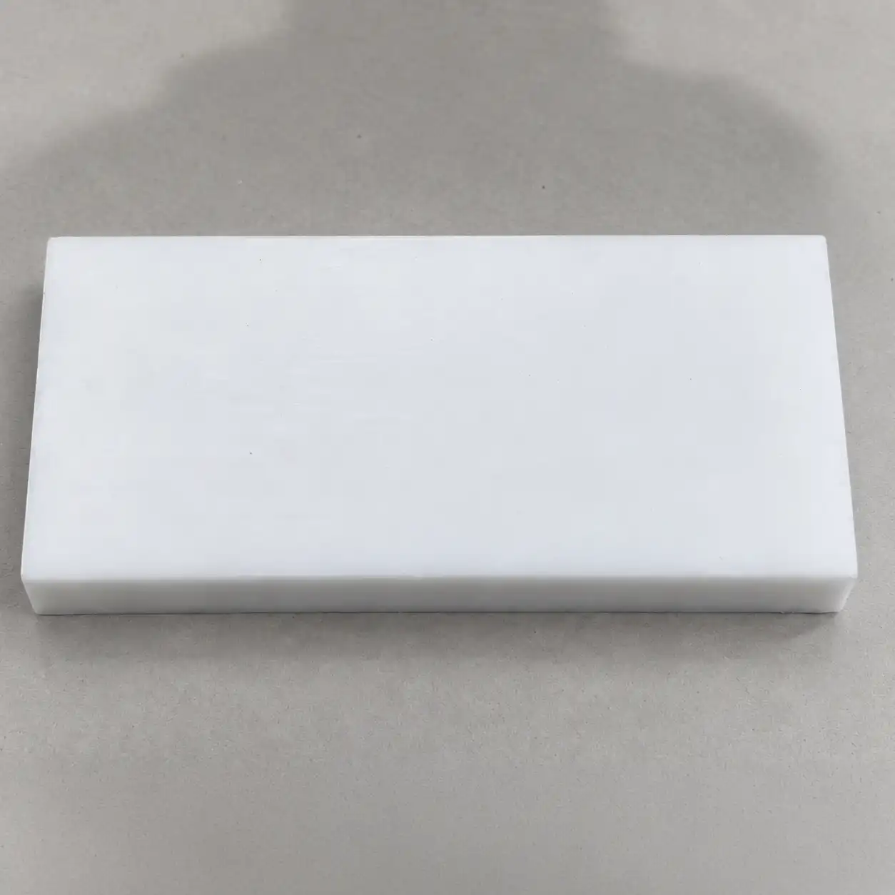 Massief rechthoekig Teflon blok van wit PTFE